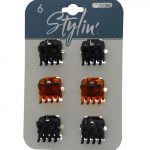 HAIR CLIPS 6 PACK