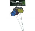 BUTTERFLIES 5 PACK 12 INCHES