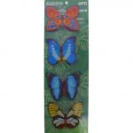 BUTTERFLY STICKERS 4 PACK 4 X 3 INCH