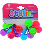 STYLIN KIDS PIG TAIL HOLDER 8 PACK