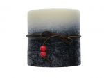TWO TONE SCENTED CANDLE PILLAR