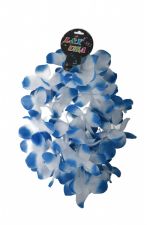 BLUE AND WHITE LEI  
