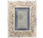 GOLD DISTRESS WITH FLORAL DESIGN 4 IN X 6 IN