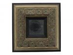 BLACK AND GOLD FRAME 3 X 3 INCH