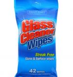 GLASS CLEANER WIPES 42 COUNT
