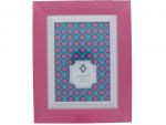 WHITE AND PINK FRAME 5 X 7 INCH