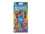 SCENTED CHARACTER PENCILS 12 PACK  XXX