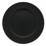 PLATE CHARGER ROUND BLACK 13 IN