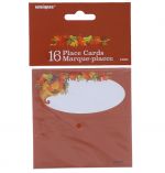 HARVEST PLACE CARDS 16 COUNT