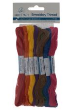 COLORFUL EMBROIDERY THREAD PRIMARY COLORS  