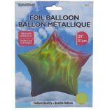 FOIL STAR BALLOON 20 INCH METTALIC