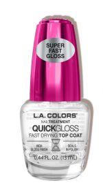 2.99 QUICK GLOSS TOP COAT LA COLORS POLISH