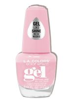1.99 PINK GLAZE LA COLORS GEL POLISH 