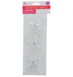 SHEERT BUTTERFLY WHITE 3 PACK LARGE