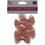 BOW EMBELLISHMENTS 6 PACK