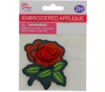 ROSE EMBROIDERED APPLIQUE