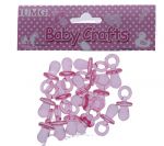 BABY PACIFIER 16 PACK 3 CM PINK