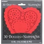 RED HEART DOILIES 6 INCH 30 PACK