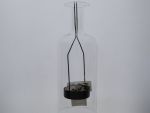 CANDLE HOLDER WITH GLASS COVER 5 34 INCH
