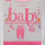 YOU HAVE A BABY GIRL MEDIUM GIFT BAG