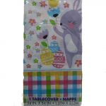 EASTER PLASTIC TABLE COVER  54 X 84