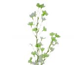 ARTIFICIAL ABUTILON PICTUM FLOWER 37 INCH IVORY AND GREEN