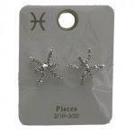 PISCES GOLD-SILVER EARING