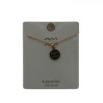AQUARIOUS GOLD-SILVER NECKLACE
