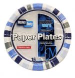 PAPER PLATES HEAVY DUTY 16 COUNT 8.62 INCH 926100  