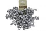 SILVER 2 PACK CURLY BOWS  