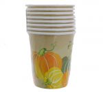 COLORFUL PUMPKIN CUP 8 COUNT