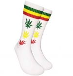 WHITE WEED SOCKS