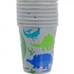 DINOSAUR CUP 9 OZ 8 PACK