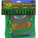 LUAU PARTY LETTER BANNER 7 FT