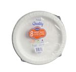1.99 PREMIUM QUALITY 8 HEAVY DUTY PAPER PLATES 10 INCH 