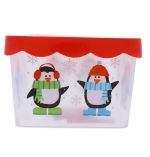 FOOD STORAGE CONTAINER CHRISTMAS SQUARE 7 INCH