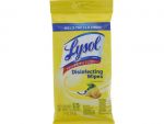LYSOL DISINFECTING WIPES LEMON SCENT