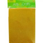GLITTERED EVA SHEETS GOLD 20 X 30 CM X 2 MM