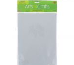 ADHESIVE FOAM SHEETS WHITE 8 INCH X 12 INCH