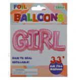 GIRL FOIL BALLOON 33 INCH  