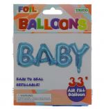 BLUE ABY FOIL BALLOON 33 INCH  