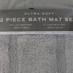 14.99 ULTRA SOFT 2 PIECE BATH MAT SET