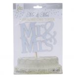 MR AND MRS CAKE TOPPER