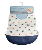 2.99 SANDY AND SIMON 2 PACK CRUMB CATCHER BIBS
