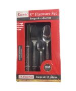 14.99 8 INCH FLATWARE 16 PIECE SET 