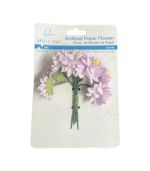 1.99 ARTIFICIAL PAPER FLOWER 9 COUNT