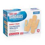 FIRST AID BANDAGES 100 PACK