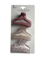 1.99 ILLUMINATE HAIR CLIP 3 PACK