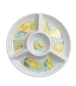 2.99 LEMON 13.5 INCH SECTIONAL SERVING PLATTER 