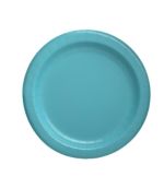2.99 TEAL 8.5 INCH DINNER PLATE 20 COUNT